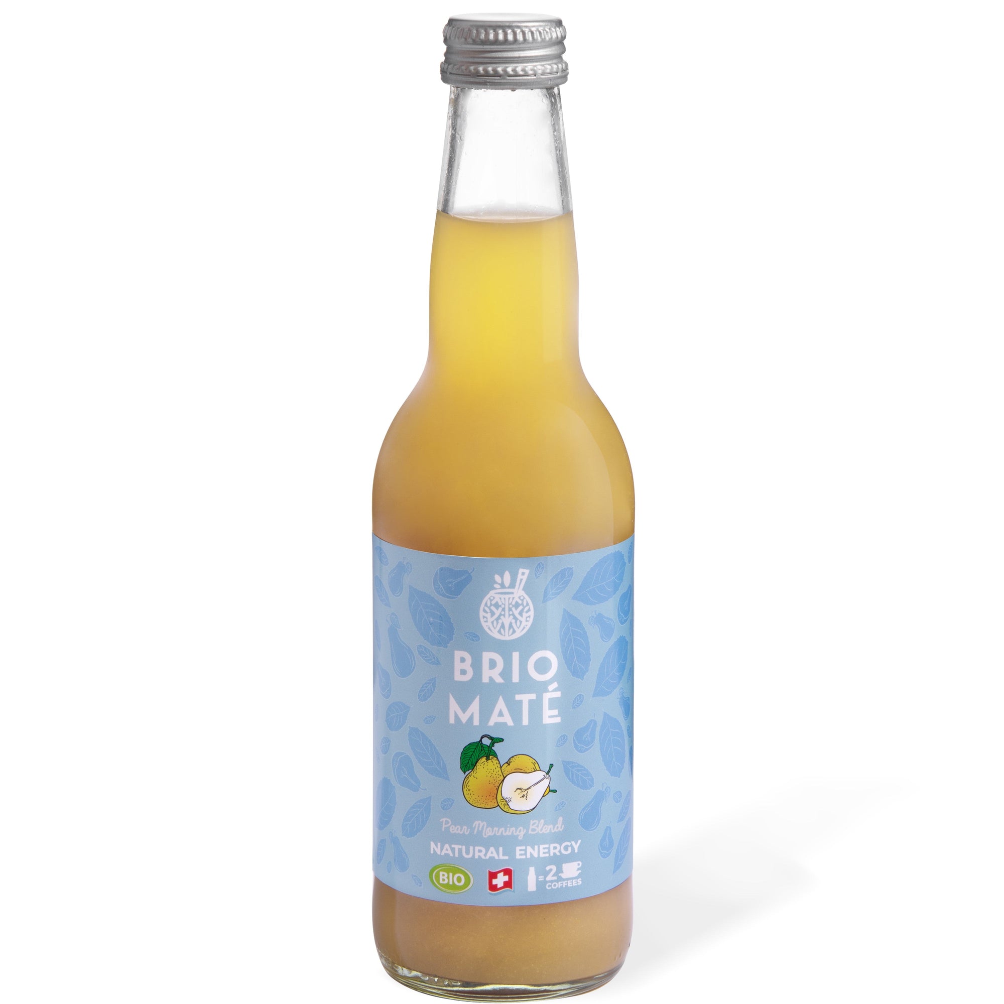 Brio Maté Energy Drink Naturel Bio Poires 33cl