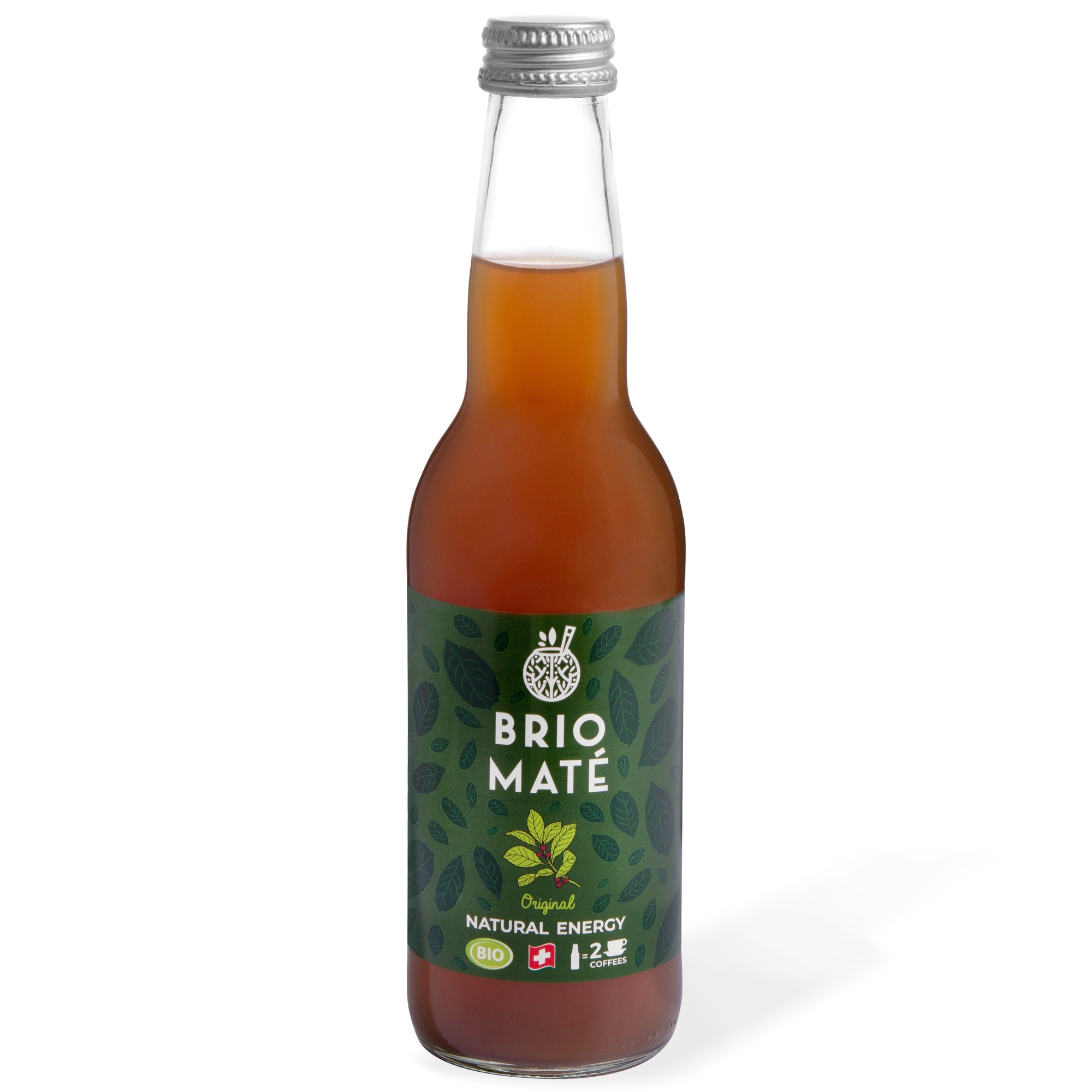 Brio Maté Energy Drink Naturel Bio Yerbamaté Original 33cl